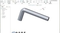 creo 骨架折弯内六角扳手|proe视频教程|proe模具设计