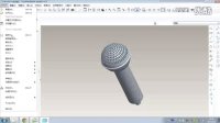 pro-e实例演示&amp;mdash;&amp;mdash;K歌话筒（麦克风）模型