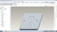 pro-e实例演示&amp;mdash;&amp;mdash;插座外壳模型特征