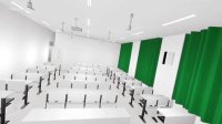 （CATIA&amp;amp;3DSMAX&amp;amp;AE）上海理工大学一教116教室模型