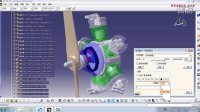 CATIA DMU飞机发动机模拟运动