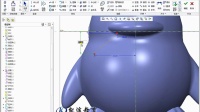 Creo QQ企鹅造型男生版下 proe曲面教程  proe模具