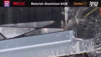 2-Vortex Machining Bloodhound SSC Steering Support Column on a Wele AQ1050