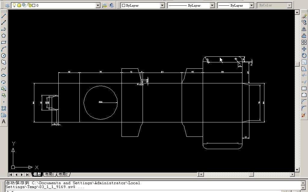 董佳AutoCAD教程 第二讲 包装盒绘制方法