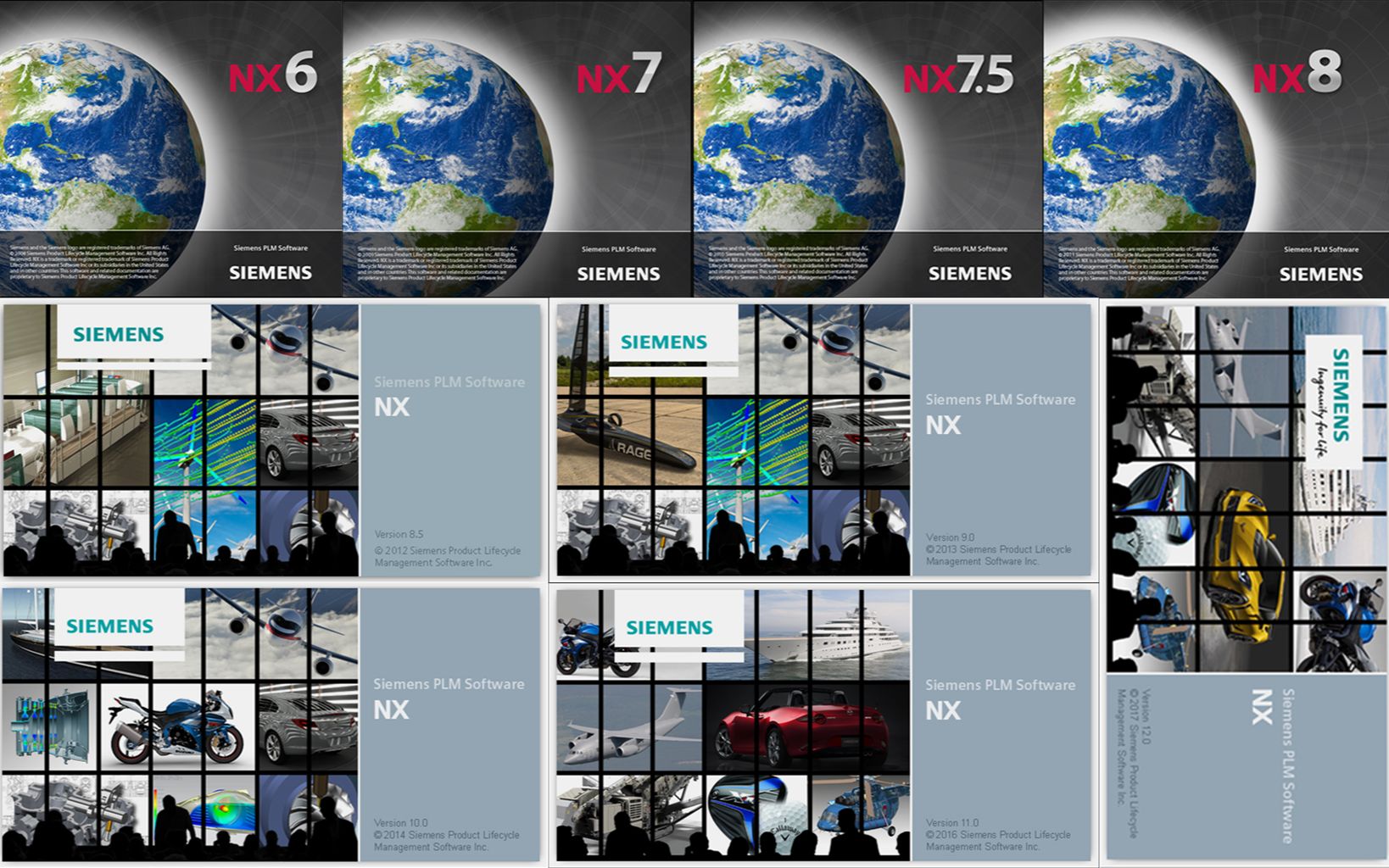     UG NX 4.0 到 12.0 安装与共存详细教程
