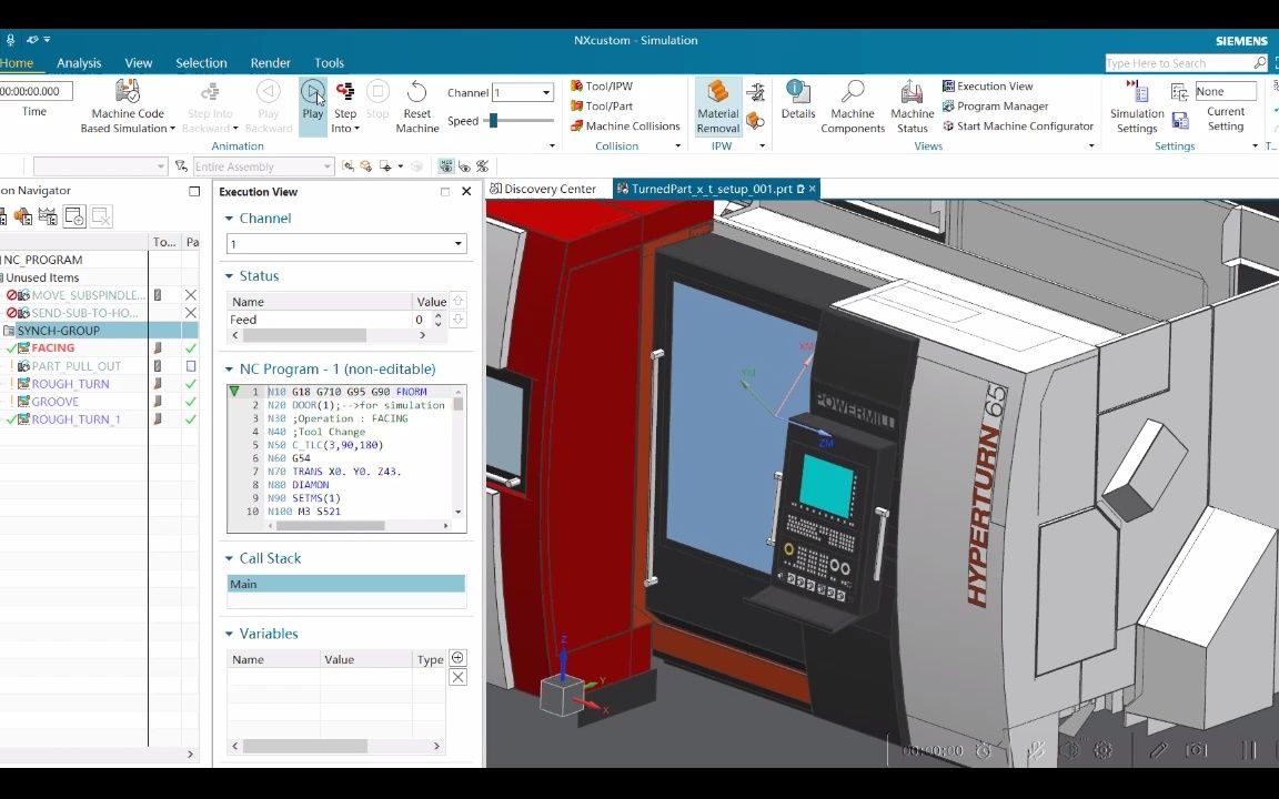     EMCO HT65 MillTurn机床在NX Unigraphics中的模拟演示
