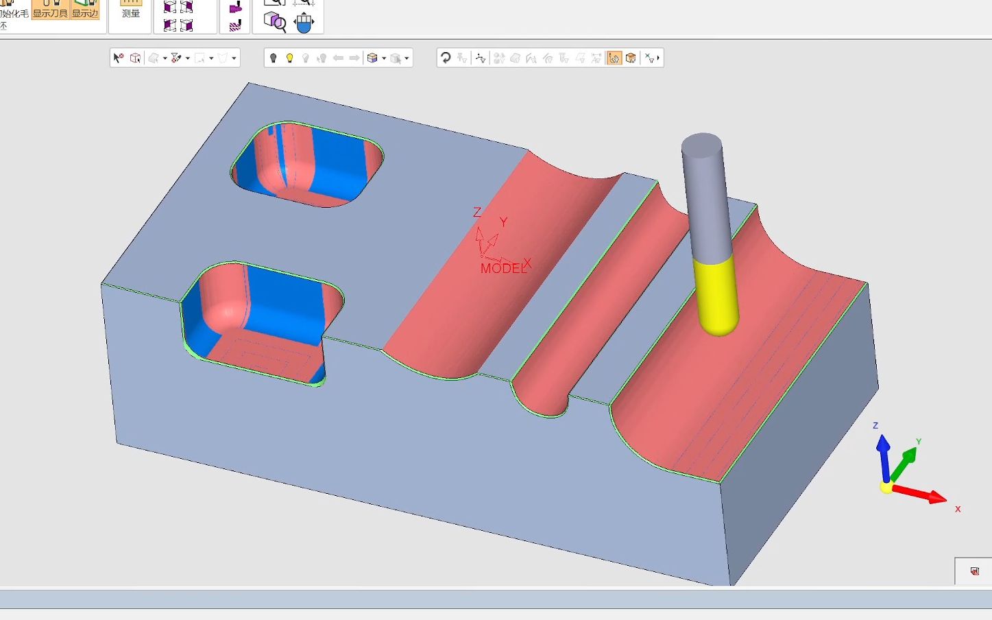     三轴自动修边加工
