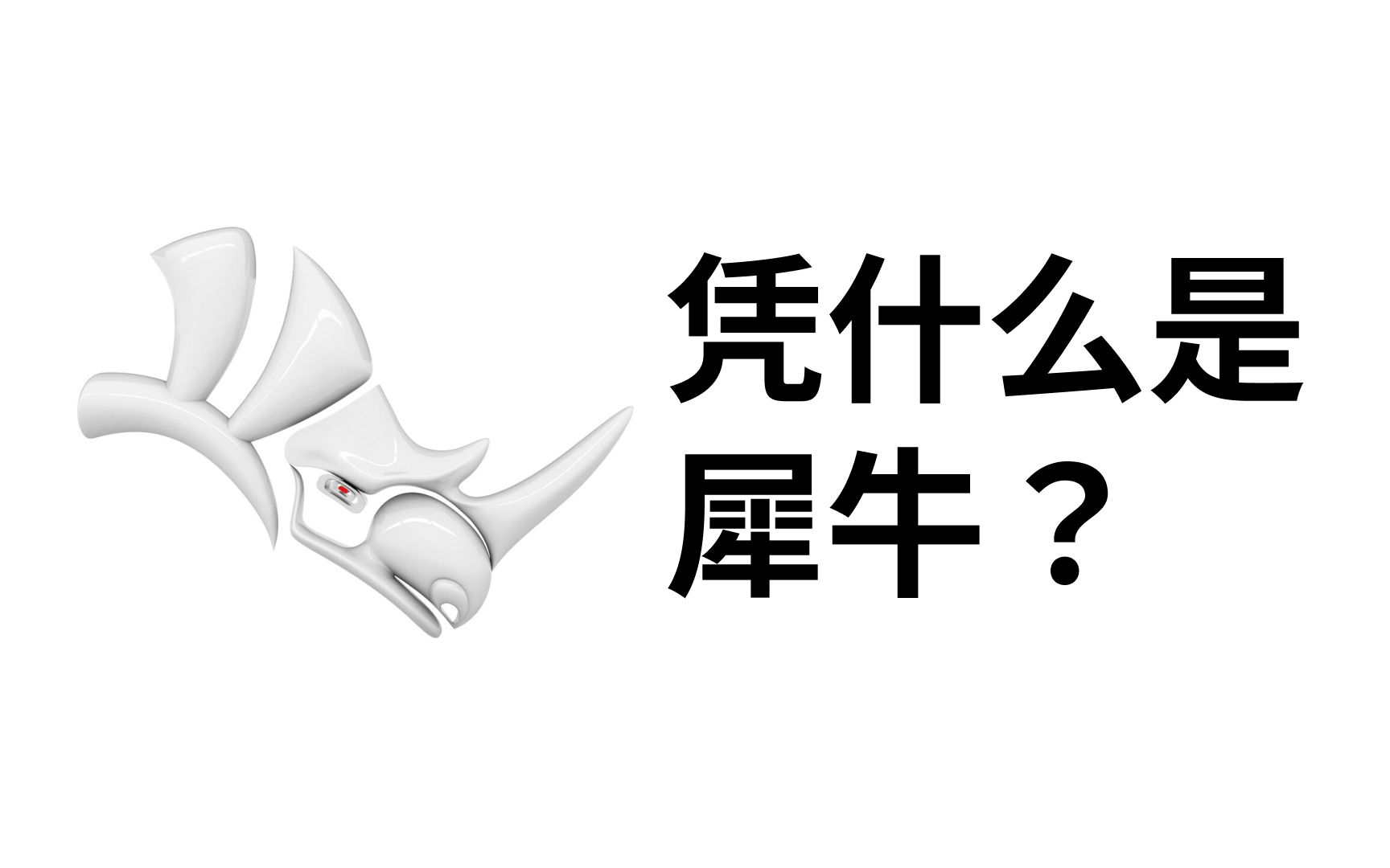     犀牛为何成为工业设计领域的标杆软件？【设计野史课】

