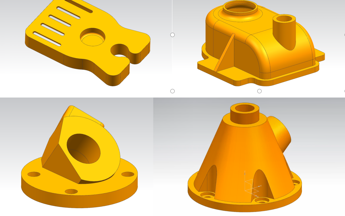     UG NX 10.0 Catics题目3D01_01~05三维建模练习视频
