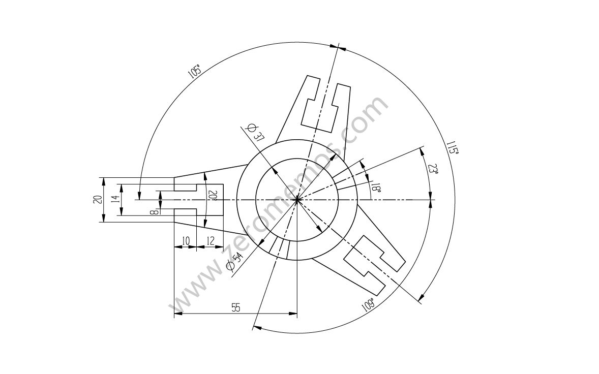     UG NX 草图训练20个实用案例
