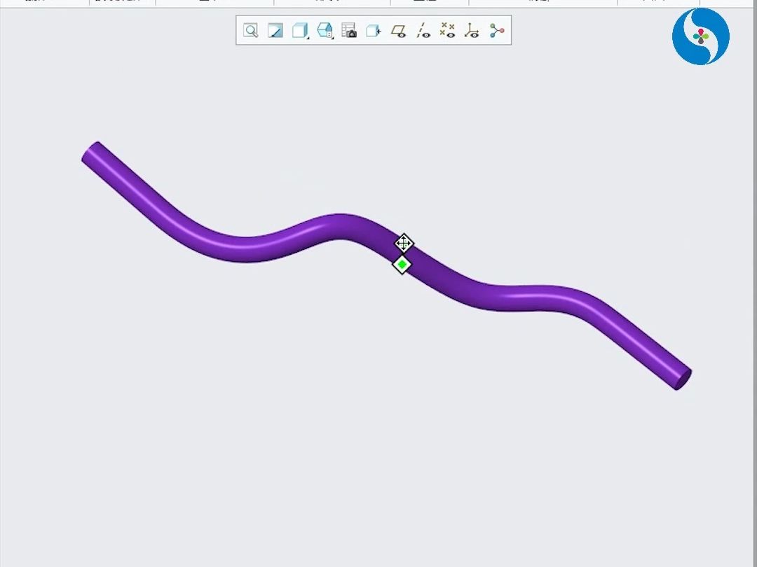 Creo/ProE管道中心查找技巧，结构与产品设计教程，Creo在线学习，一加一教育佳言老师课程