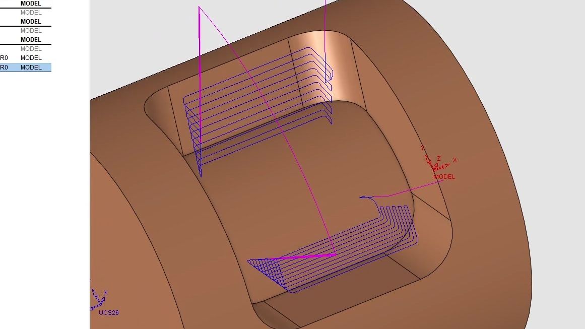     Cimatron四轴联动加工教程-二次开粗详解
