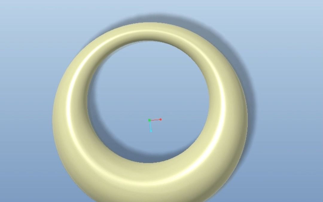     PROE/CREO经典渐变环形设计
