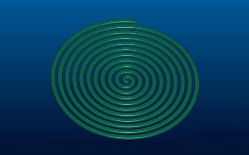     Creo螺旋扫描制作蚊香教程 每天5分钟学Creo 015期
