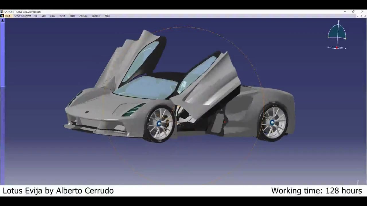 用CATIA V5设计一辆跑车