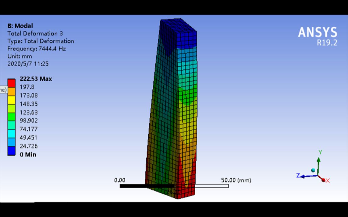 三分钟学会模态分析 ANSYS19.2 CATIA V5教程