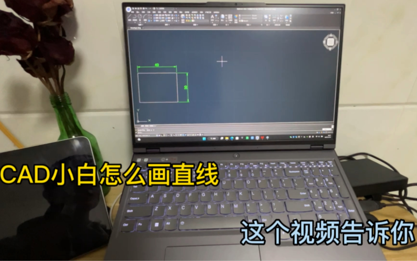     CAD新手如何画直线，看完这个视频就懂了
