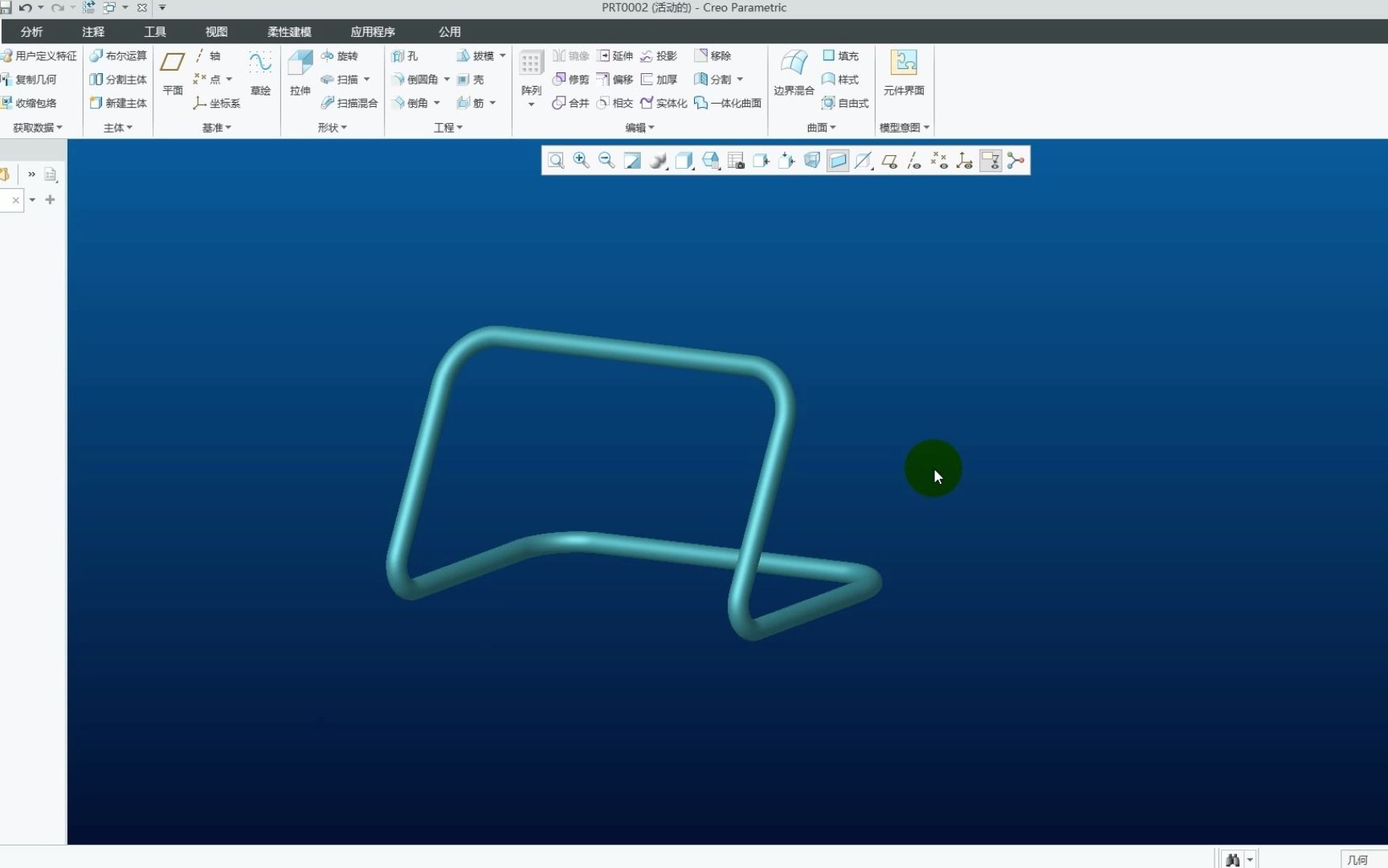 CREO基础教学——轻松掌握空间管道绘制技巧