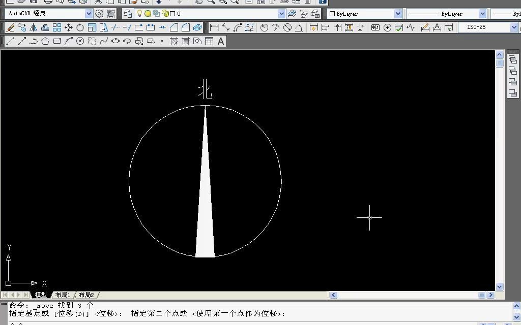 AutoCAD教程：如何添加指北针