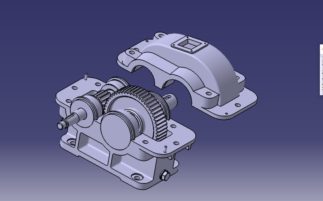 CATIA 圆柱减速器装配实战演练