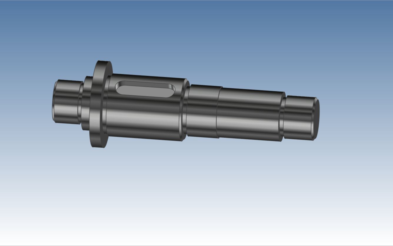 CAXA 3D 基础建模教程 成图大赛实战讲解 轴与键槽槽加工方法