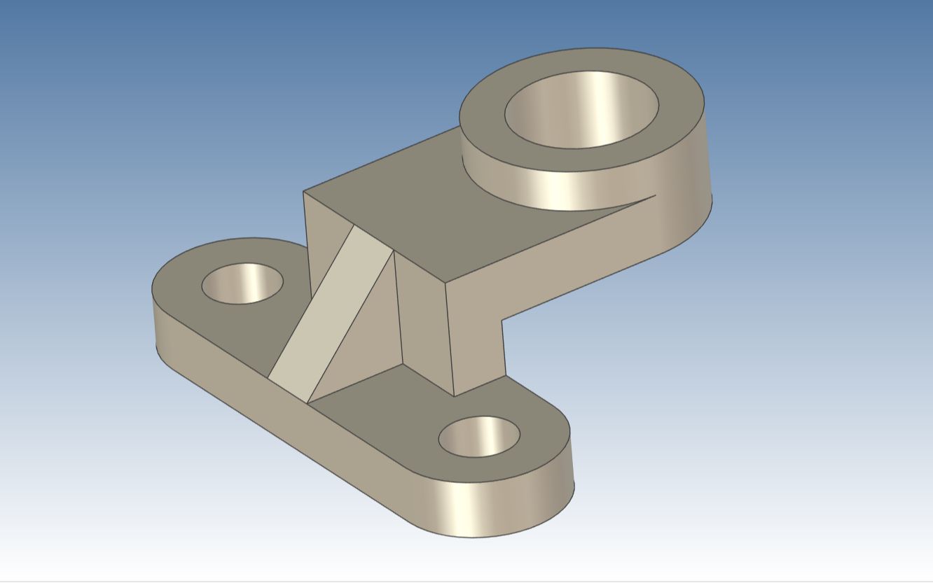 CAXA 3D 基础建模教程 成图大赛中的筋板设计技巧