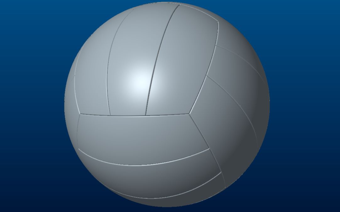     Creo/ProE视频教程-排球模型制作步骤
