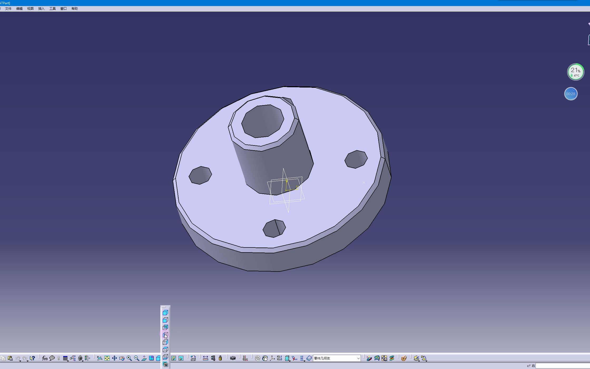 卡提尔CATIA P3 V5-6R2021 建模教程